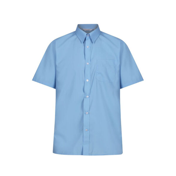 Short Sleeve non-iron Shirts - Twin Pack - St Nicholas Thumbnail